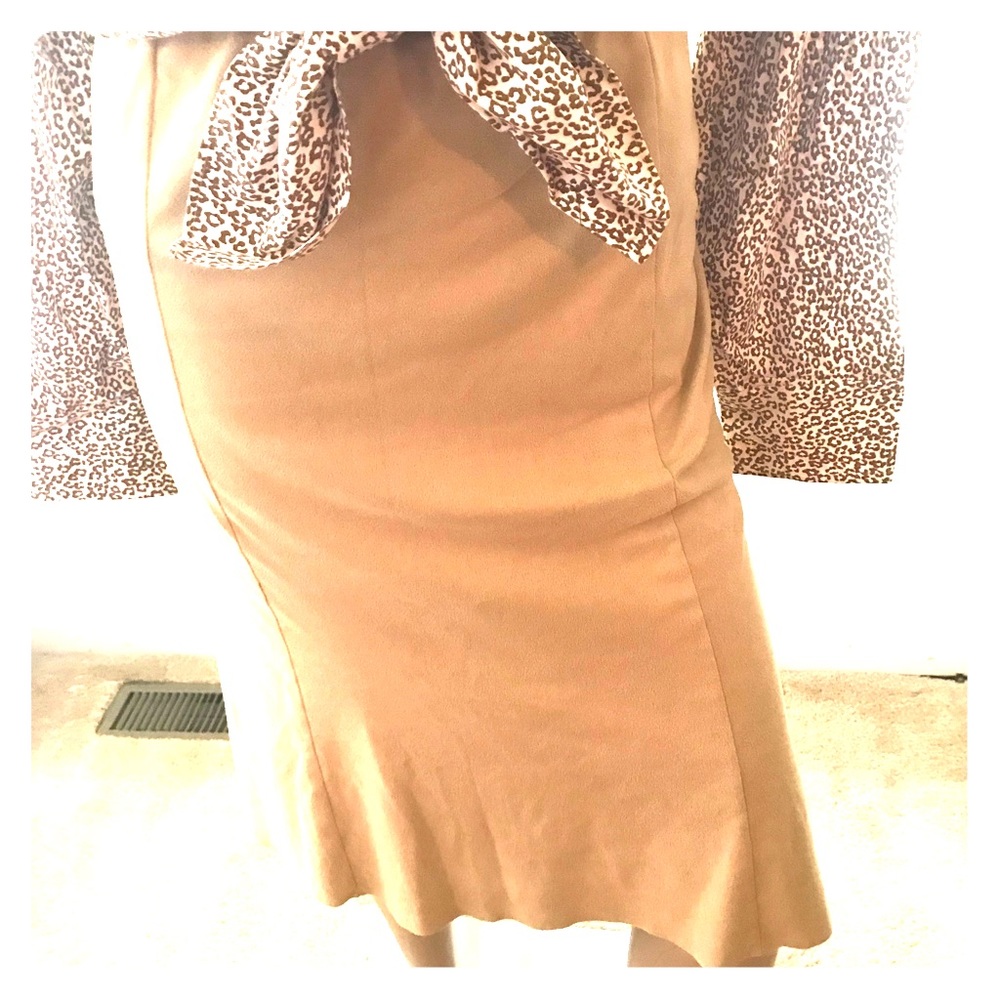 🔴 Forever 21 Suede Flare Skirt Size XL